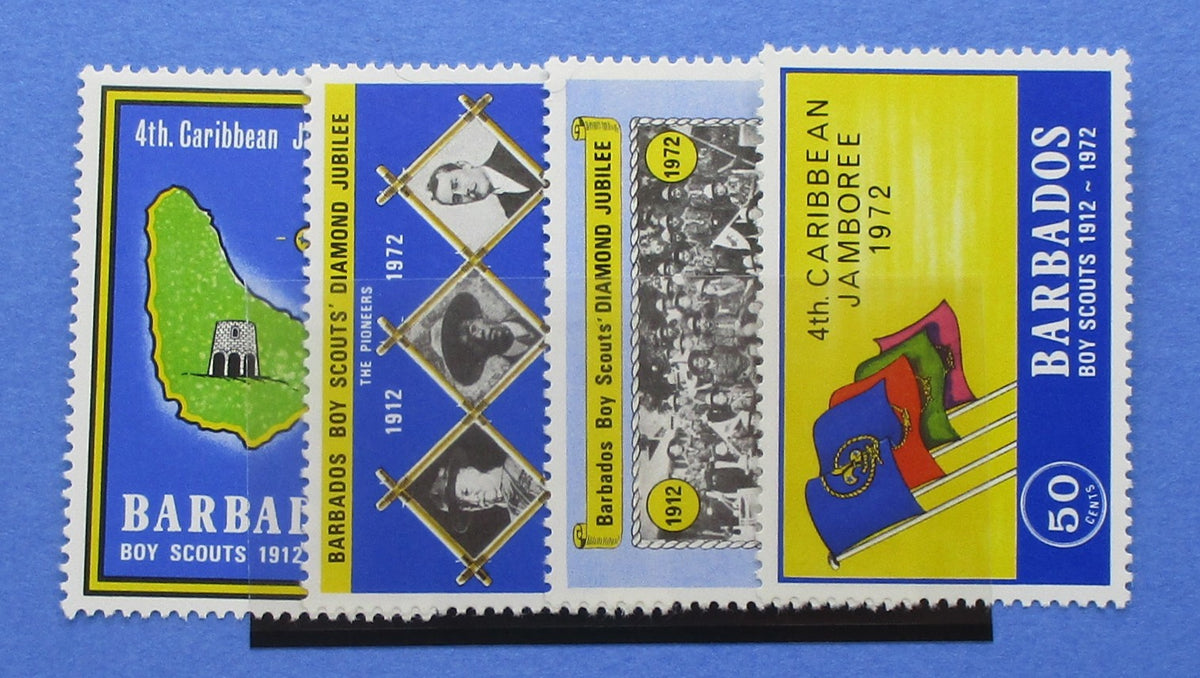 Barbados Stamps, 1972, SG444-447, Mint