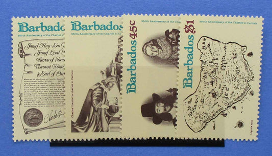 Barbados Stamps, 1977, SG586-589, Mint