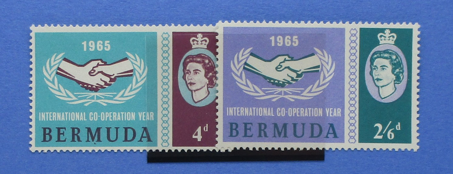 Bermuda Stamps, 1965, SG187-188, Mint