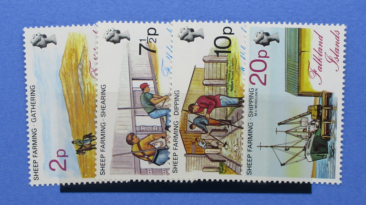 Falkland Islands Stamps, 1976, SG321-324, Mint
