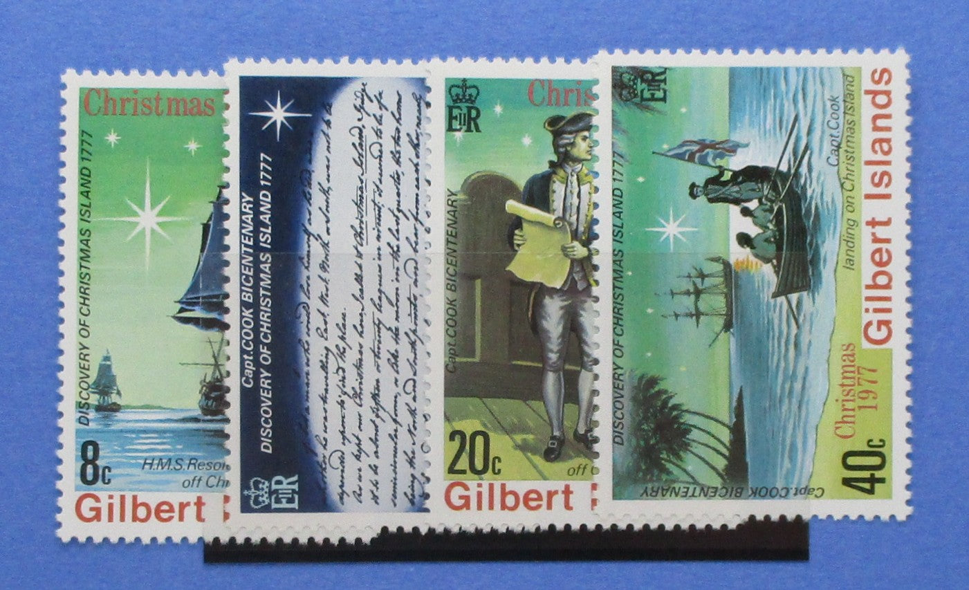 Gilbert Islands Stamps, 1977, SG55-58, Mint