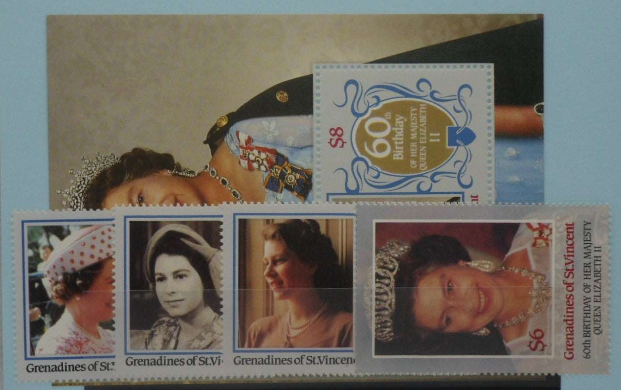Grenadines of St Vincent, 1986, SG459-462, MS463, Mint