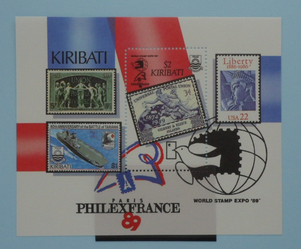 Kiribati Stamps, 1989, MS310, Mint