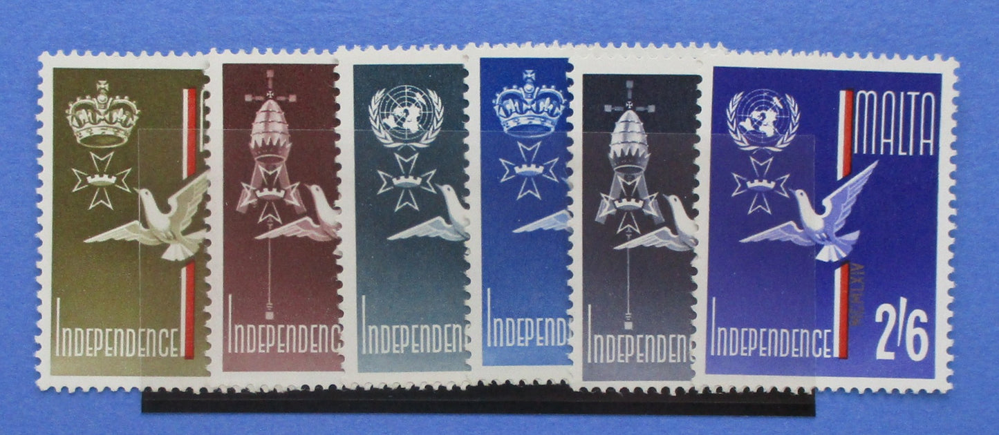 Malta Stamps, 1964, SG321-326, Mint