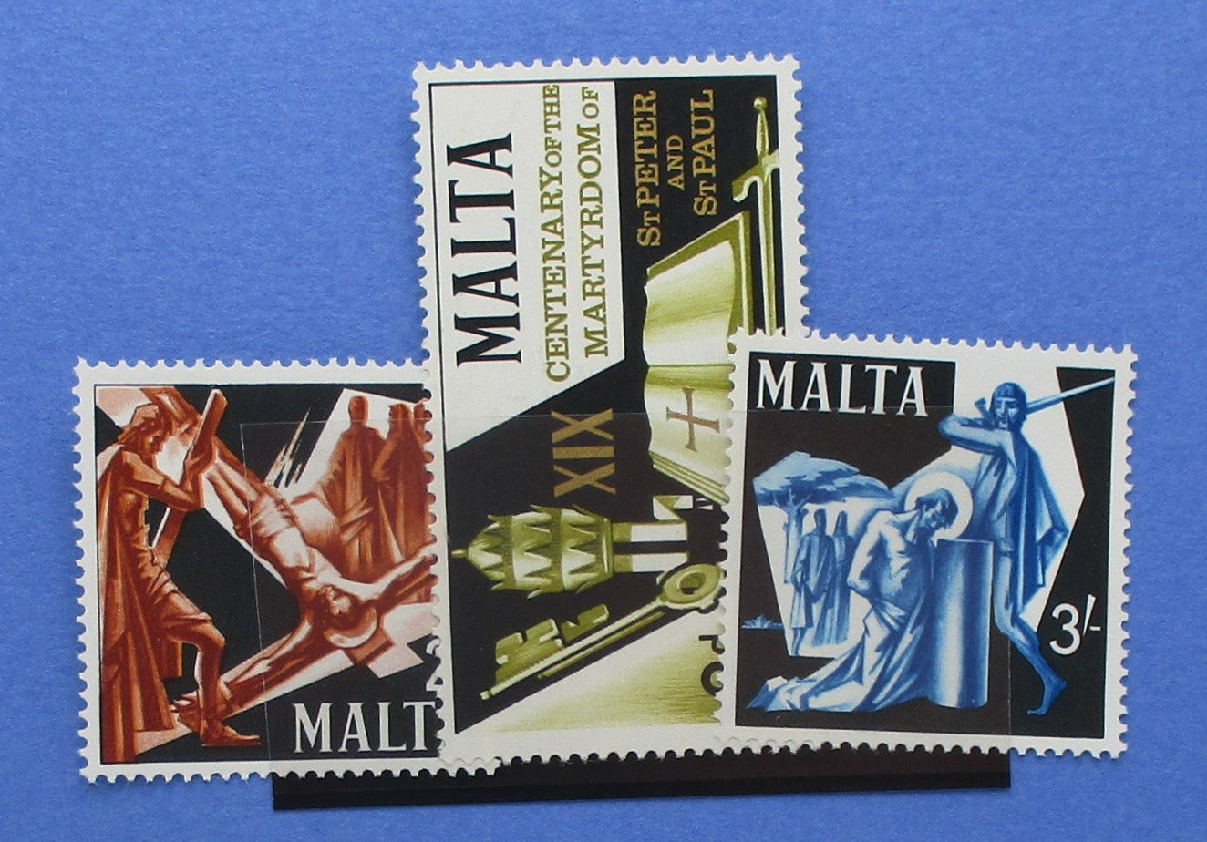 Malta Stamps, 1967, SG382-384, Mint