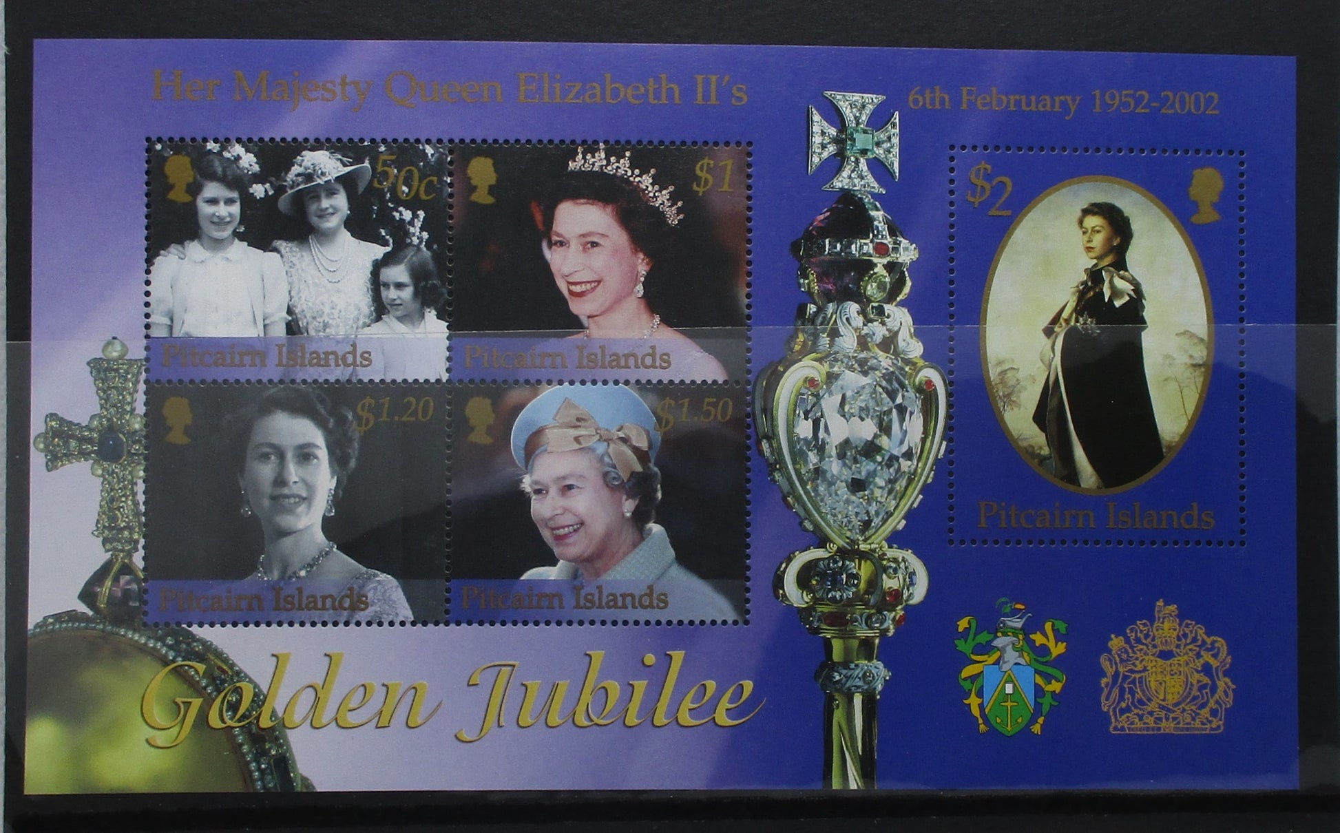 Pitcairn Islands Stamps, 2002, MS613, Mint