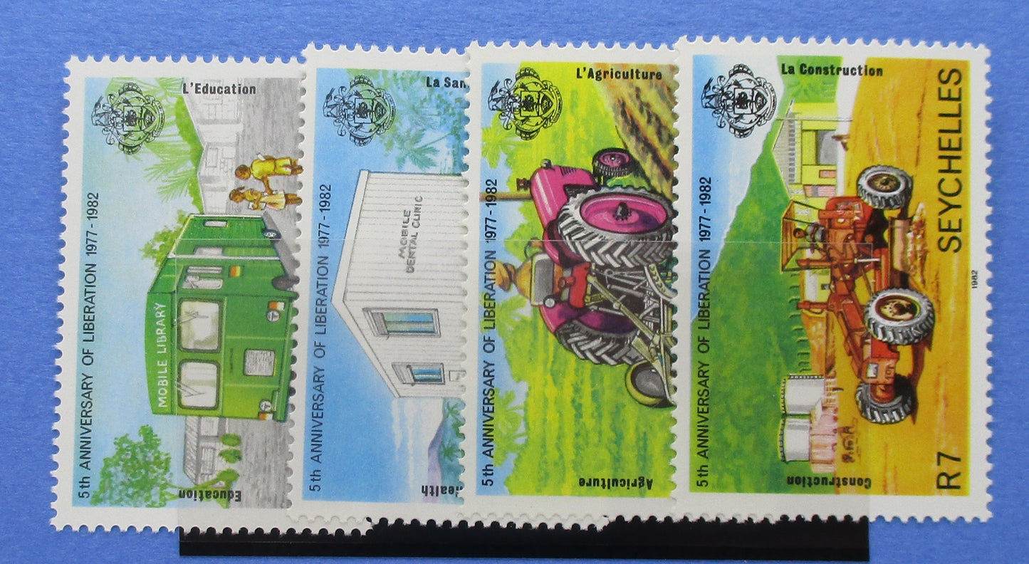 Seychelles Stamps, 1982, SG533-536, Mint