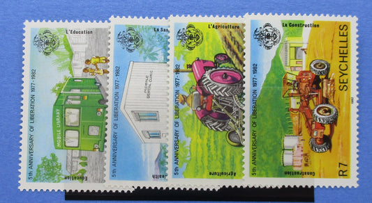 Seychelles Stamps, 1982, SG533-536, Mint