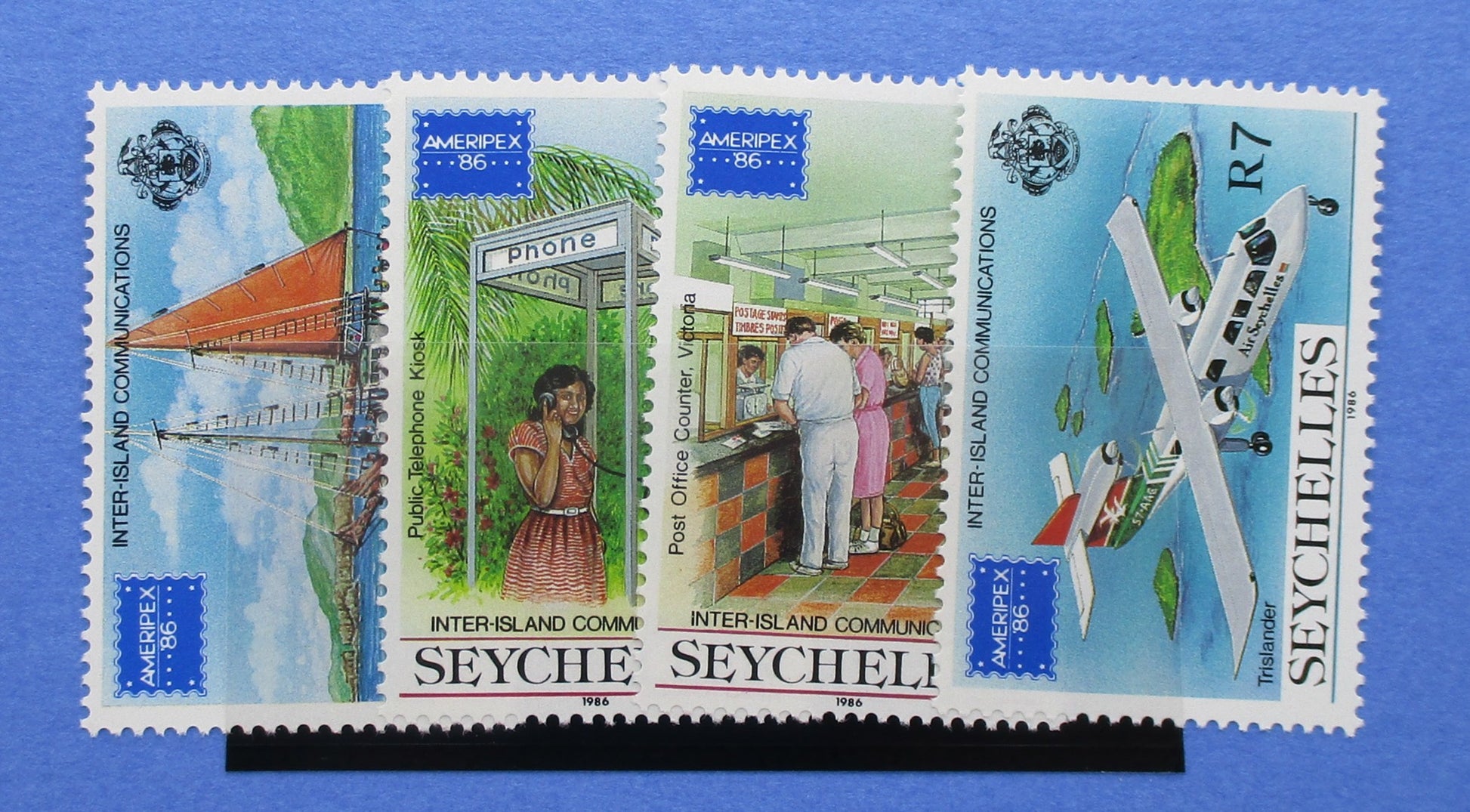 Seychelles Stamps, 1986, SG644-647, Mint