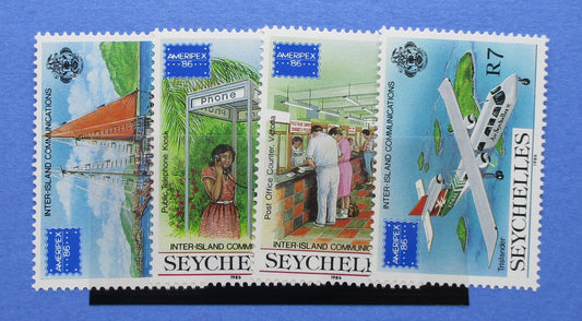 Seychelles Stamps, 1986, SG644-647, Mint