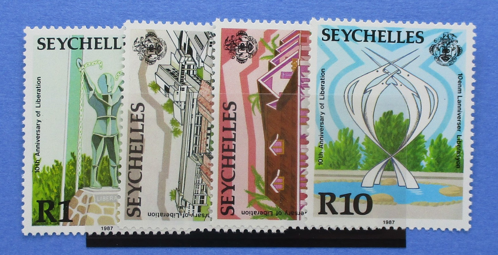 Seychelles Stamps, 1987, SG667-670, Mint