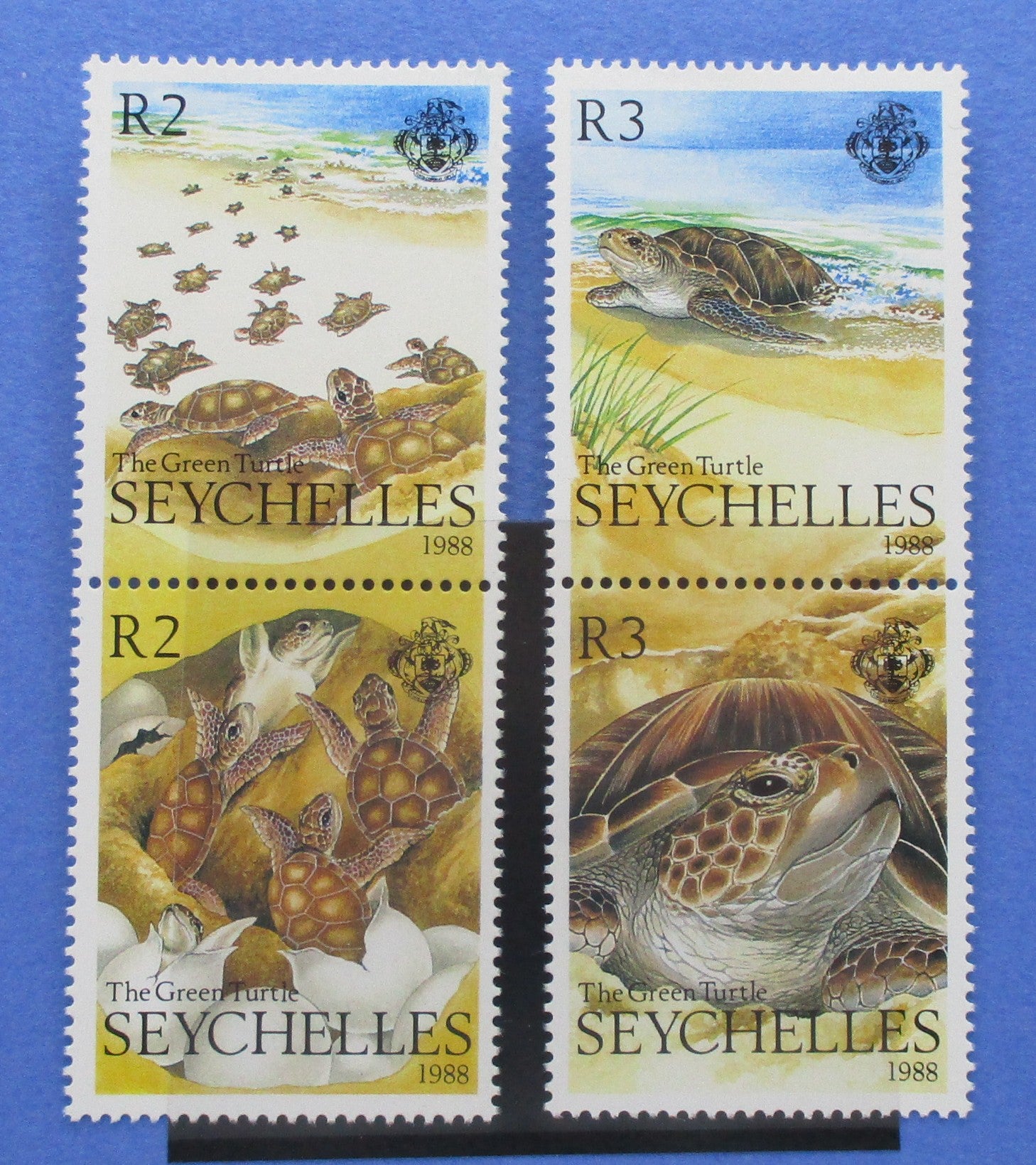 Seychelles Stamps, 1987, SG687a, 689a, Mint