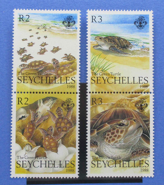 Seychelles Stamps, 1987, SG687a, 689a, Mint