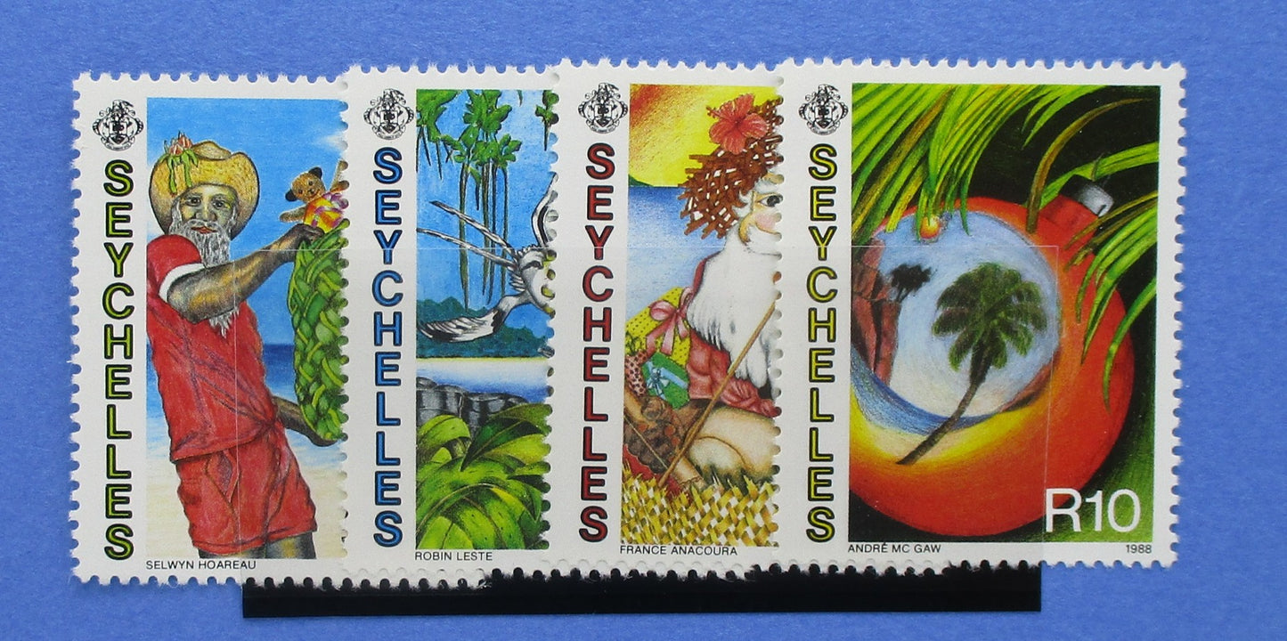 Seychelles Stamps, 1988, SG709-712, Mint