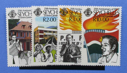 Seychelles Stamps, 1989, SG742-745, Mint
