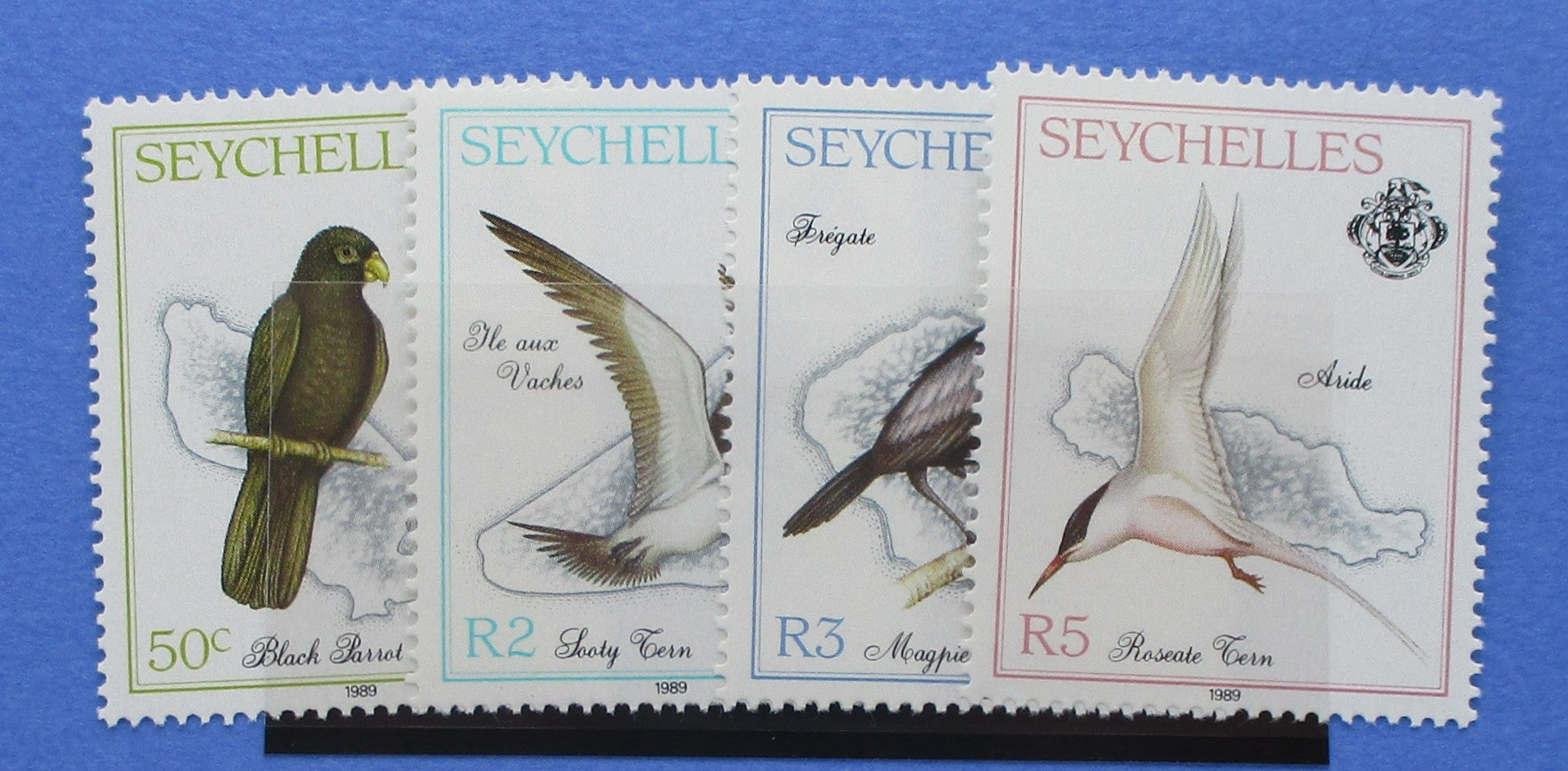 Seychelles Stamps, 1989, SG755-758, Mint