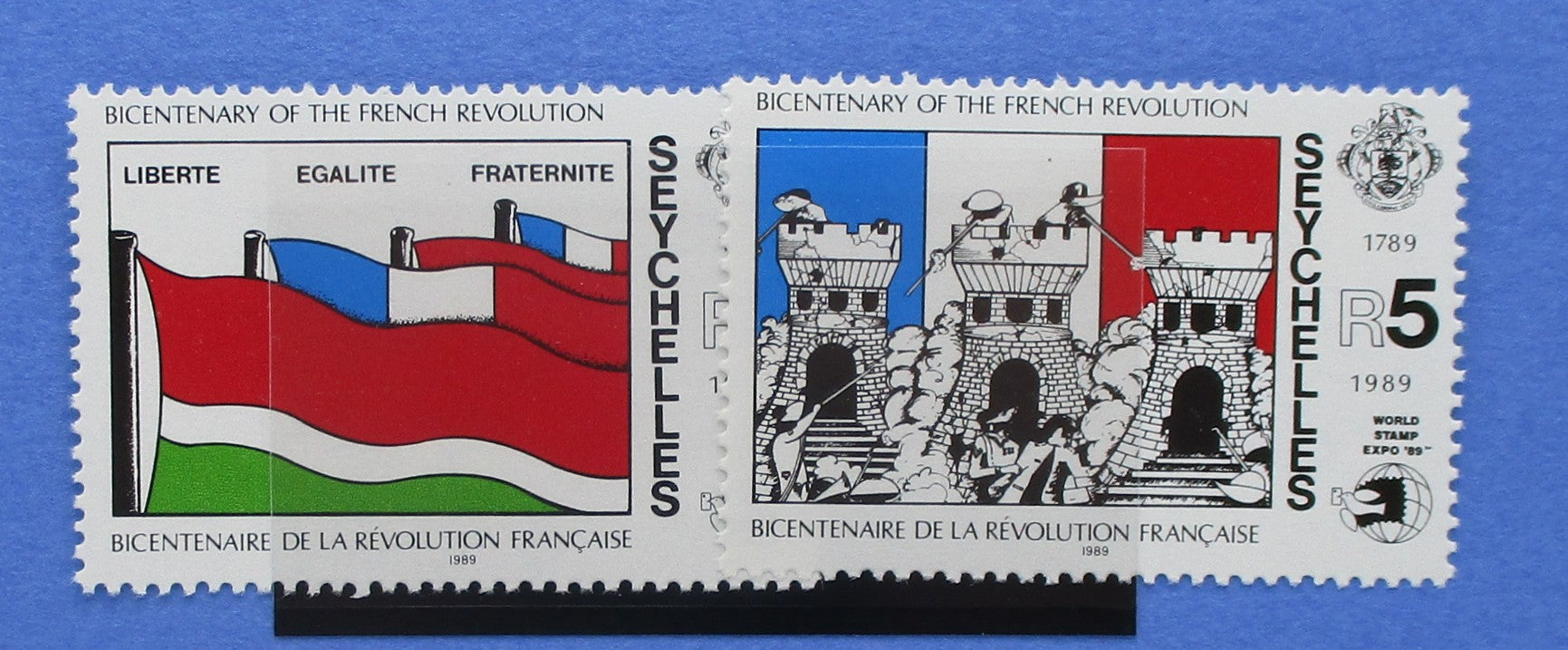 Seychelles Stamps, 1989, SG760-761, Mint