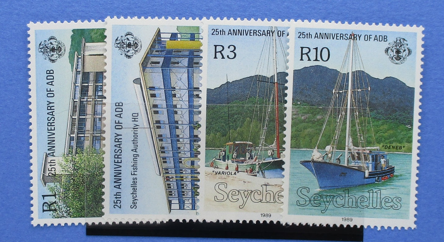 Seychelles Stamps, 1989, SG763-766, Mint