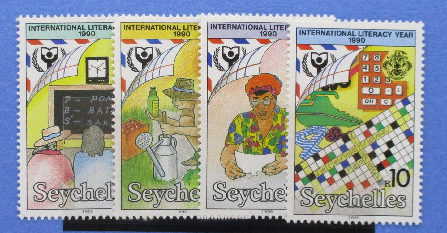 Seychelles Stamps, 1990, SG784-787, Mint