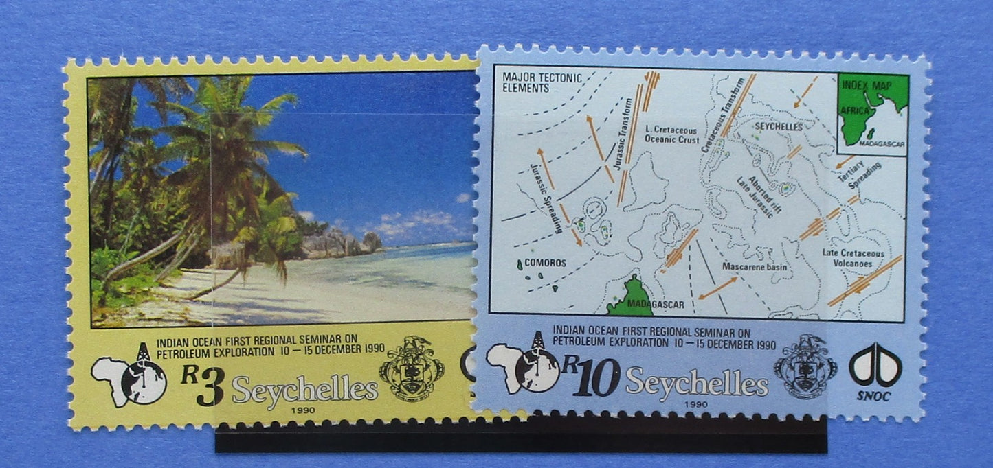 Seychelles Stamps, 1990, SG793-794, Mint