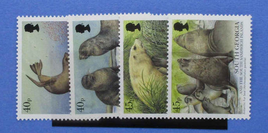 South Georgia and South Sandwich Islands Stamps, 2002, SG349-352, Mint