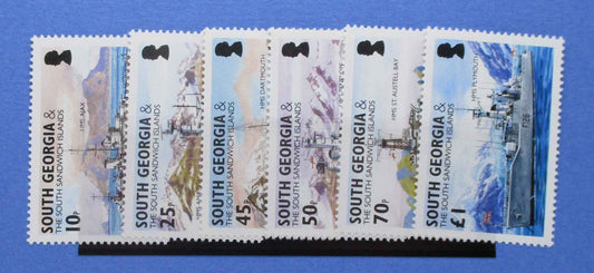 South Georgia and South Sandwich Islands Stamps, 2004, SG380-385, Mint