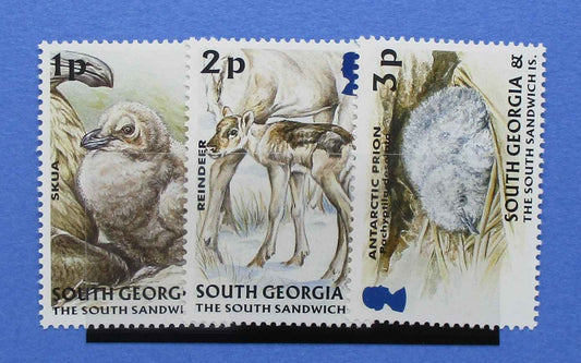 South Georgia and South Sandwich Islands Stamps, 2004, SG390-392, Mint