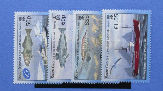 South Georgia and South Sandwich Islands Stamps, 2008, SG449-452, Mint