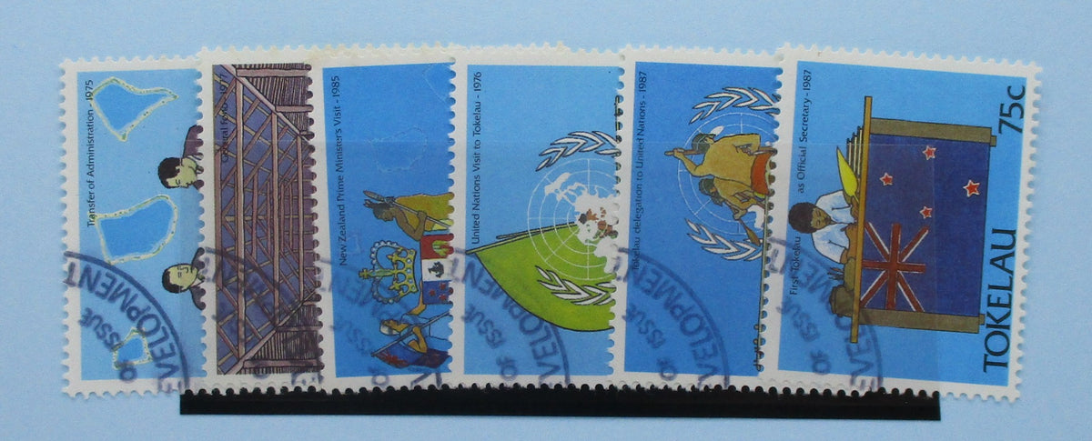 Tokelau Stamps, 1988, SG159-164, Used