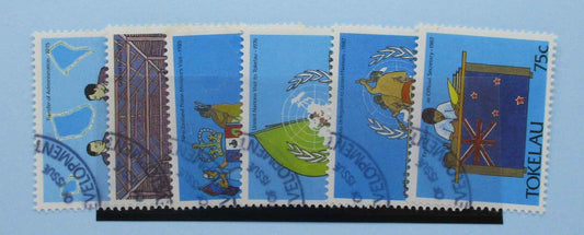 Tokelau Stamps, 1988, SG159-164, Used