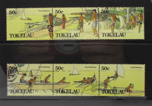 Tokelau Stamps, 1989, SG171a, SG174a, Used
