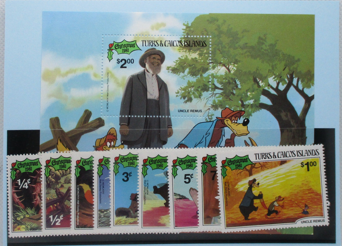 Turks and Caicos Islands Stamps, 1981, SG665-673, MS674, Mint