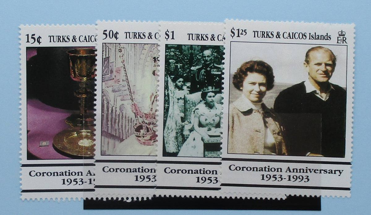 Turks and Caicos Islands Stamps, 1993, SG1196-1199, Mint