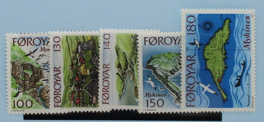 Faroe Islands Stamps, 1978, SG30-34, Mint image 0