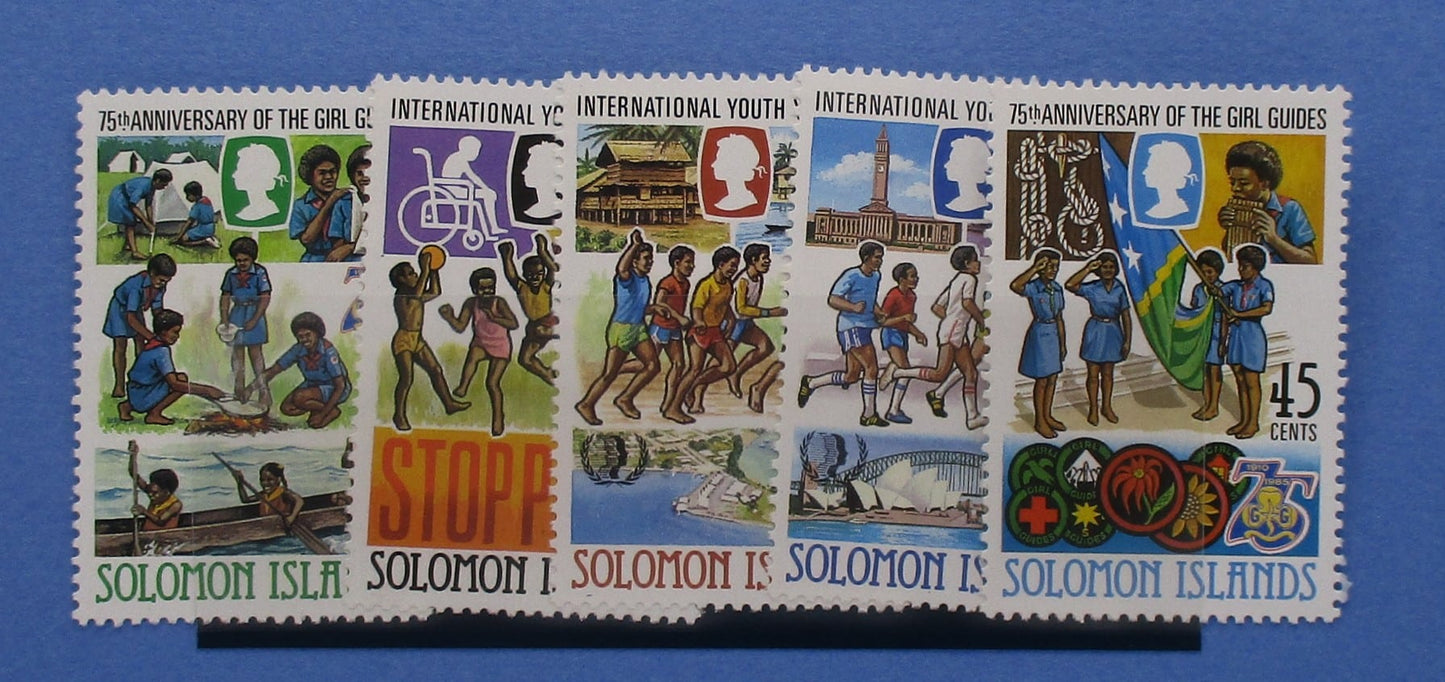 Solomon Islands Stamps, 1985, SG550-554, Mint image 0