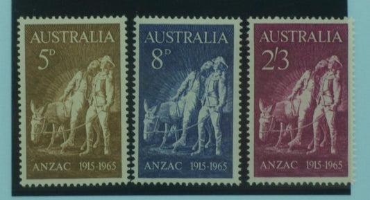 Australia Stamps, 1965, SG373-375, Mint image 0