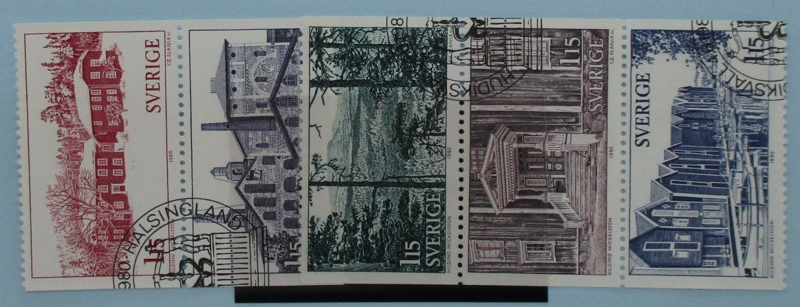 Sweden Stamps, 1980, SG1042-1046, Used image 0