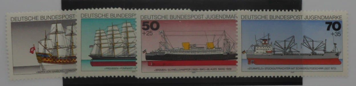 West Germany Stamps, 1977, SG1819-1822, Mint image 0