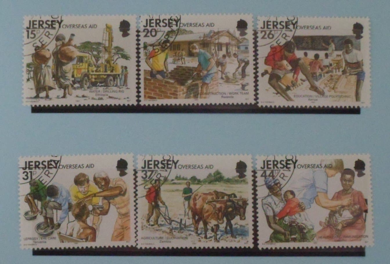 Jersey Stamps, 1991, SG558-563, Used image 0