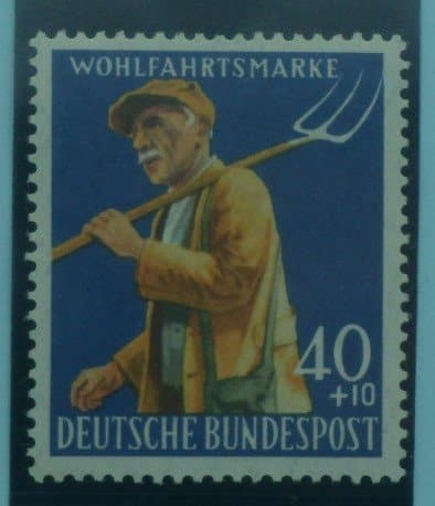 West Germany Stamps, 1958, SG1217, Mint image 0