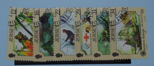 Jersey Stamps, 1988, SG452-457, Used image 0