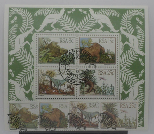 South Africa Stamps, 1982, SG532-535, MS536, Used image 0