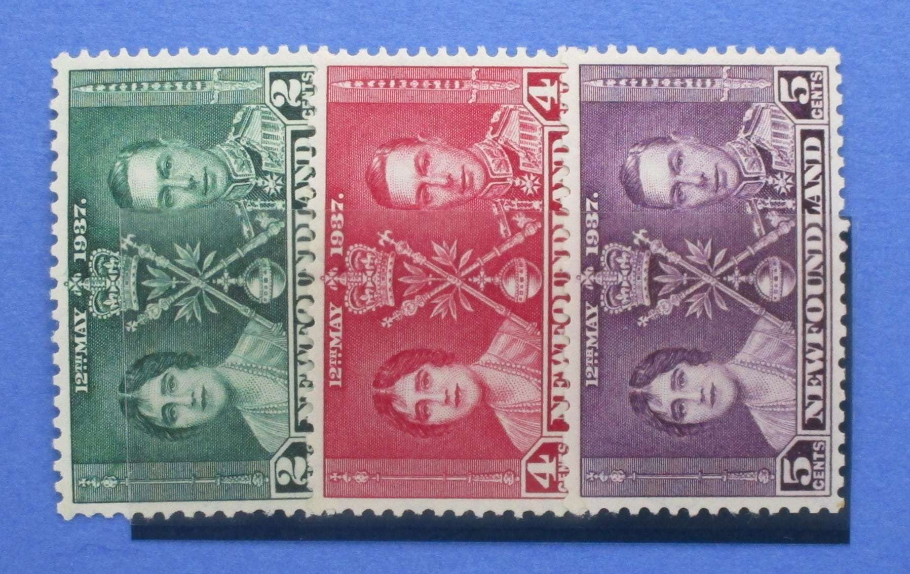 Newfoundland Stamps, 1937, SG254-256, Mint image 0