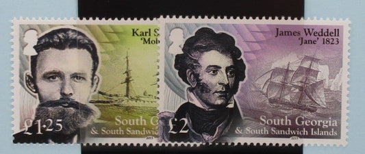 South Georgia and South Sandwich Islands Stamps, 2015, SG639-640, Mint image 0