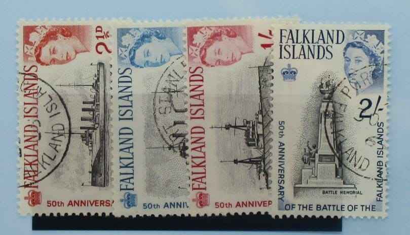 Falkland Islands Stamps, 1964, SG215-218, Used image 0