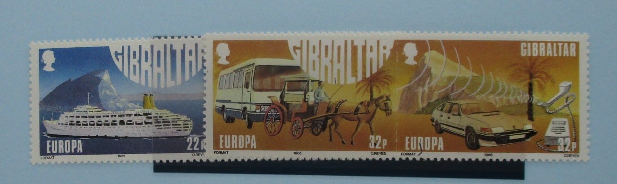 Gibraltar Stamps, 1988, SG588a, SG590a, Mint image 0