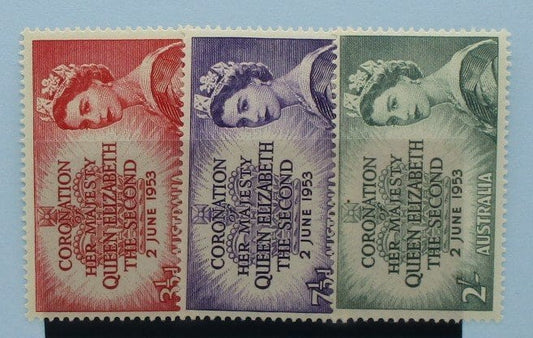 Australia Stamps, 1953, SG264-266, Mint image 0