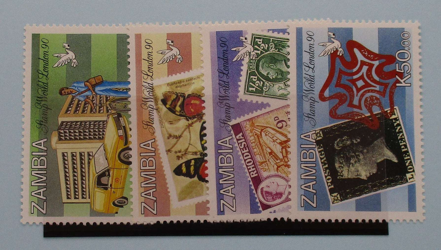 Zambia Stamps, 1990, SG608-611, Mint image 0