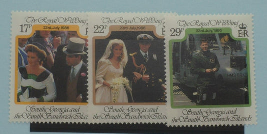 South Georgia and South Sandwich Islands Stamps, 1986, SG158-160, Mint image 0
