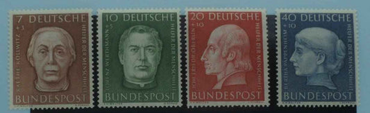 West Germany Stamps, 1954, SG1126-1129, Mint image 0